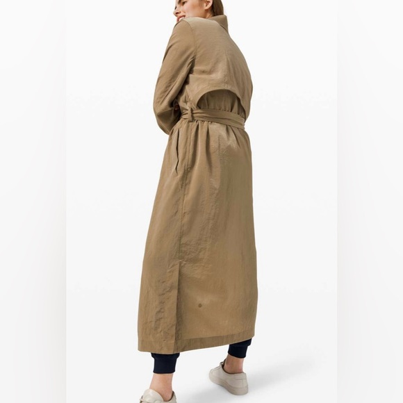 Lululemon Always effortless Trench -frontier -size 6 - Picture 5 of 8